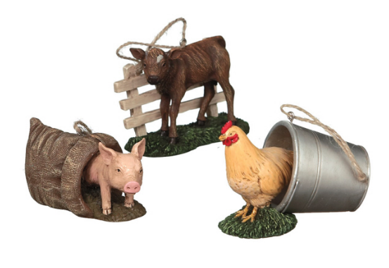 Animal Christmas Ornaments